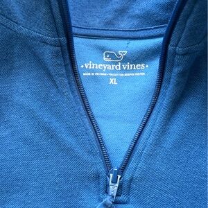 Vineyard Vines Ocean Blue Quarter-Zip Pullover